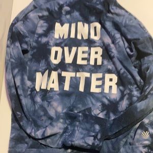 Blue Tie Die Mind Over Matter Sweatshirt